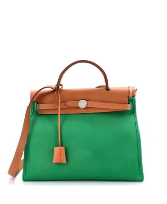 31 Herbag Zip Leather and Toile