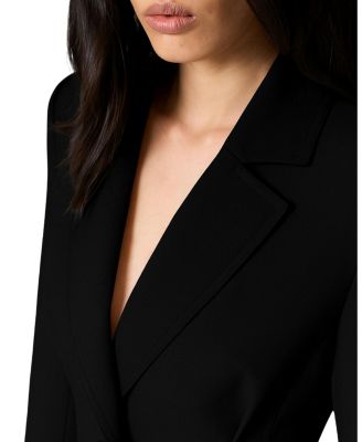 Gold Accent Padded Shoulder Jacket