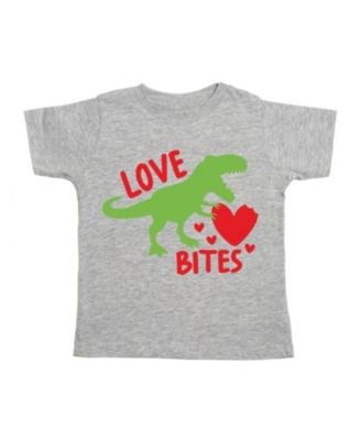 Boys' Love Bites Valentine's Day Short Sleeve T-Shirt - Baby, Little Kid