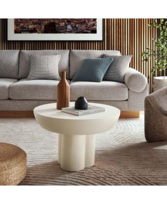  Caspian Round Concrete Coffee Table