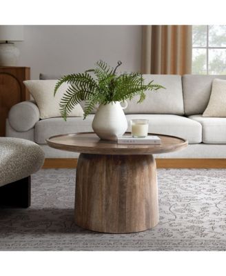 Holloway 30" Round Wood Coffee Table