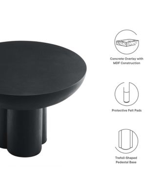  Caspian Round Concrete Coffee Table