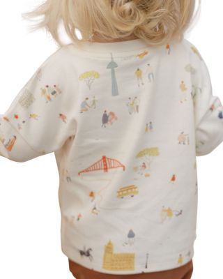 Unisex Dropped Shoulder Long Sleeve Top - Little Kid