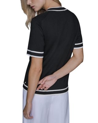 Short Sleeve Knit Top