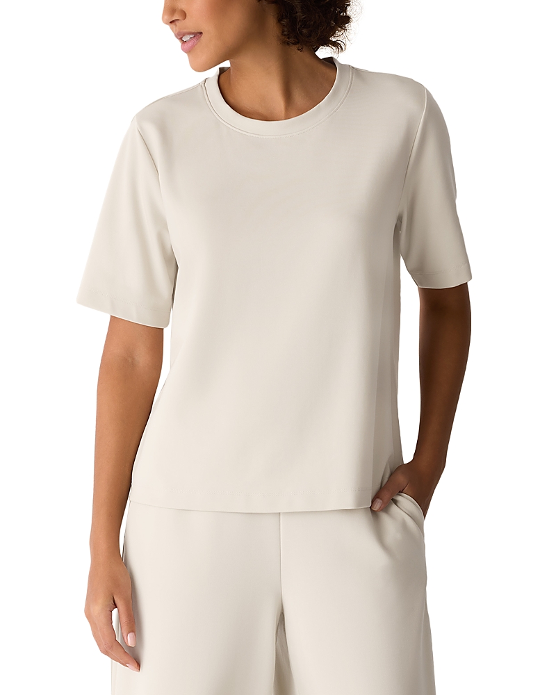 Eileen Fisher Ponte Crewneck Relaxed Tee