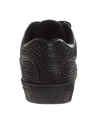 Badgley Mishka Girls' Glitzy Sparkly Rhinestones Sneakers - Toddler, Little Kid, Big Kid