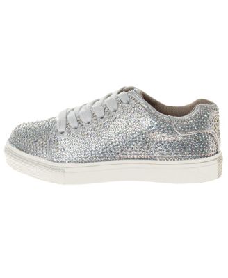 Girls' Glitzy Sparkly Rhinestones Sneakers - Toddler, Little Kid, Big Kid