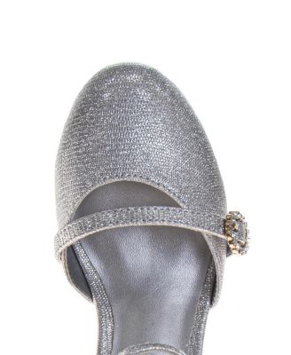 Girls' Elegant Glittery Rhinestones Dress Sandals - Toddler, Little Kid, Big Kid