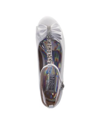 Girls' Sparkly Stones and Ribbon Dress Sandals - Toddler, Little Kid, Big Kid