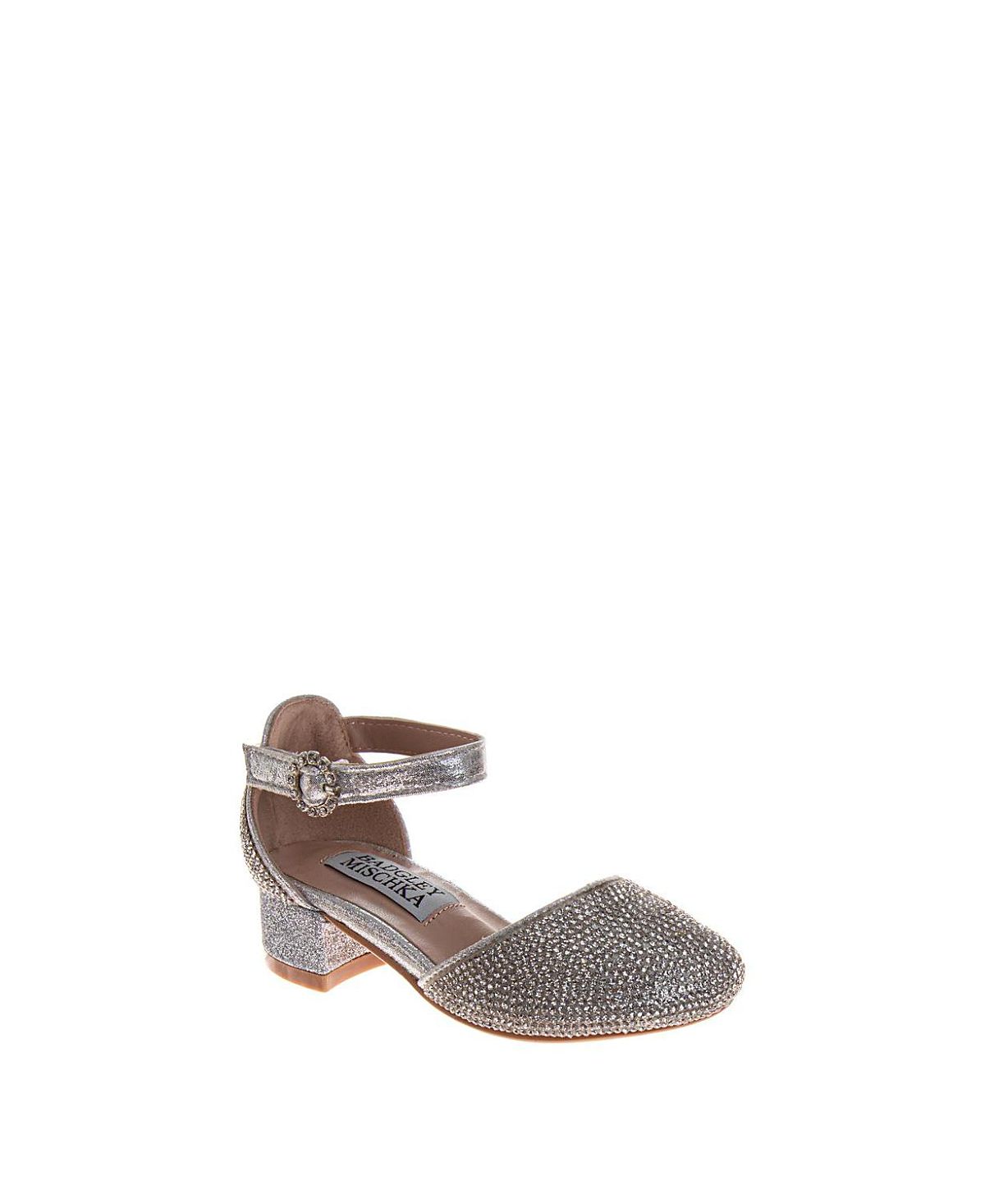 Badgley Mischka Girls' Glittery Rhinestones Dress Shoes - Little Kid, Big Kid