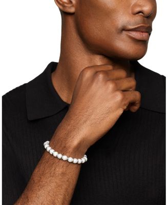 Spiritual Beads Bracelet in Sterling Silver, 8mm