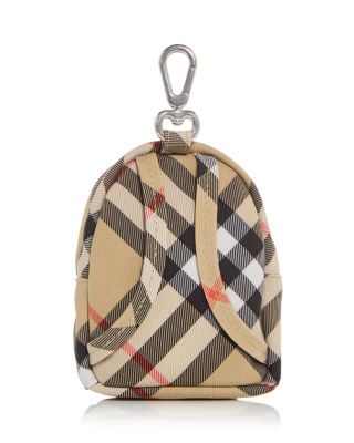 Check Backpack Bag Charm