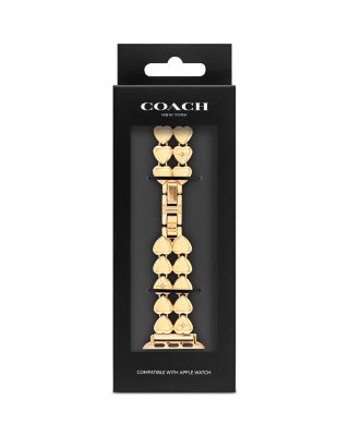 Apple Watch&reg; Crystal Gold-Tone IP Stainless Steel Bracelet, 38/40/41mm