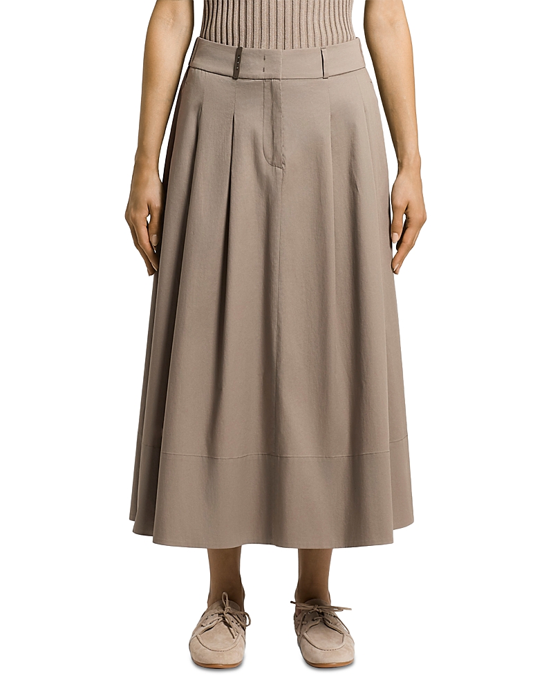 Peserico Flared Midi Skirt