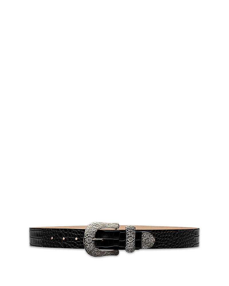 L'Agence Women's Otera Wide Leather Belt