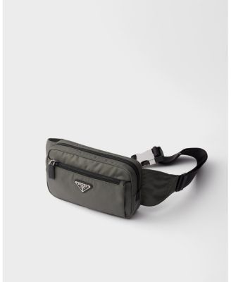 Re-Nylon and Saffiano Leather Belt Bag