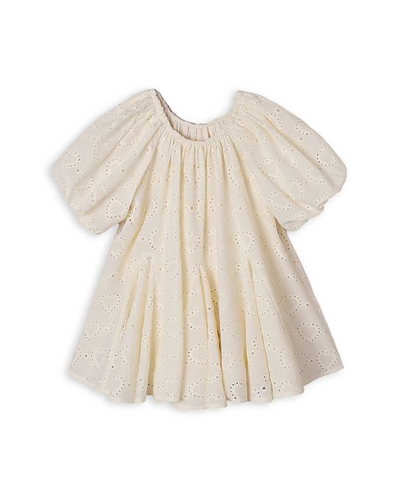 Rylee + Cru Girls' Noralee Maia Heart Eyelet Dress - Little Kid