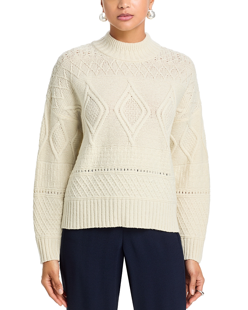 Altuzarra Buchanan Wool Blend Cable Knit Sweater