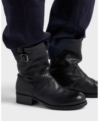  Men's Leather Mid-Calf Boots