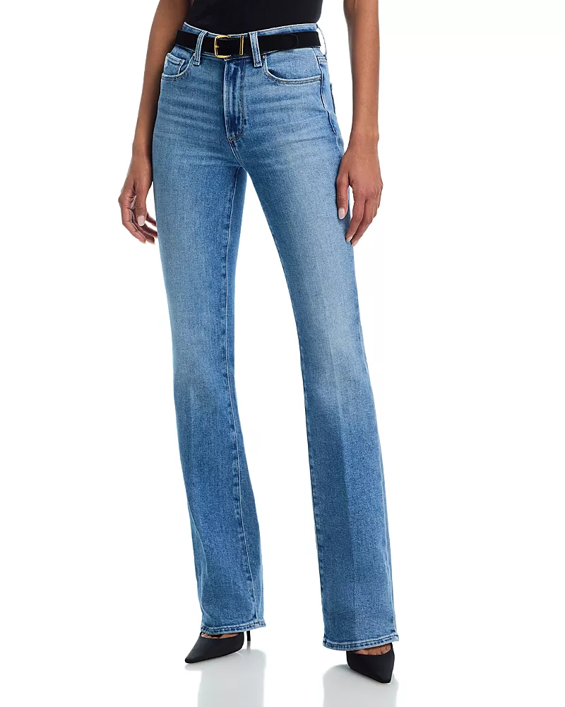 Paige Manhattan High Rise Boot Jeans in Vino Vibes