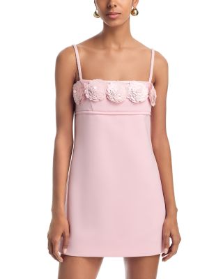 Sequin Flower Mini Dress