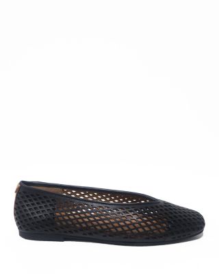 Women's Willow Perforated Leather Ballet Flats