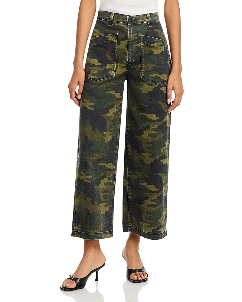 Askk Ny Virginia High Rise Ankle Jeans in Camo