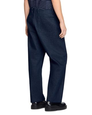 Raw Barrel Jeans in Navy Blue