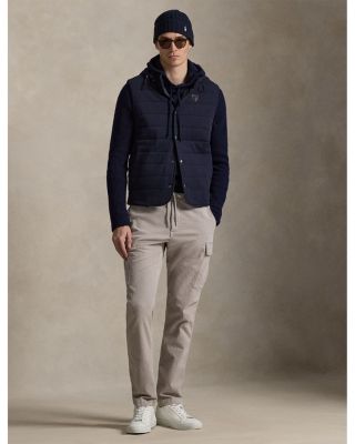 Slim Fit Stretch Corduroy Cargo Pants