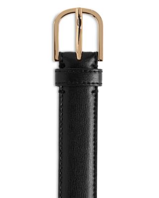 Slim Leather Trouser Belt