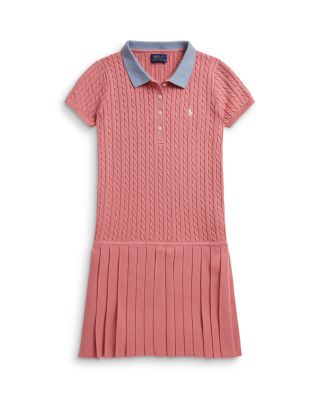 Girls' Mini Cable Sweater Dress - Big Kid