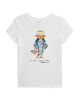 Girls' Polo Bear Jersey Tee - Little Kid