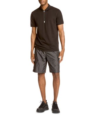 Short Sleeve Zip Polo Shirt