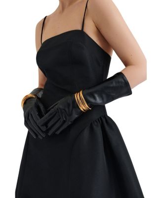 Calista Exaggerated Hip Midi Dress