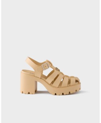  Women's Rubber Platform Sandals