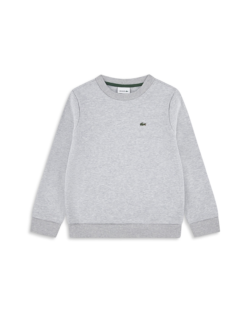 Lacoste Boys' Core Fleece Crewneck Sweatshirt - Little Kid, Big Kid