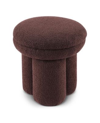  Trina Pillar Base Fabric Ottoman