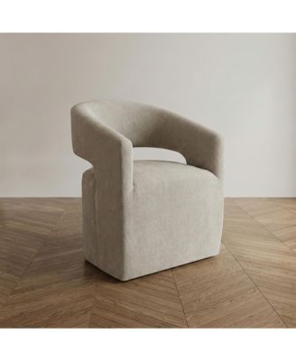  Orion Modern Upholstered Accent Chair with Casters