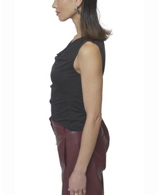  Women's Roman Sleeveless Cowl Top