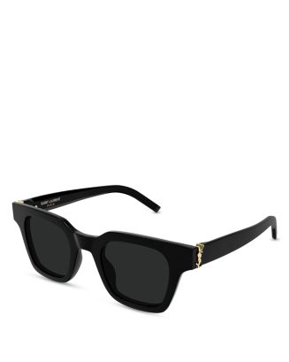 SAINT LAURENT Rectangular Sunglasses, 47mm | Bloomingdale's