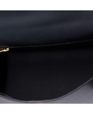 Kelly 28 Handbag Green Epsom with Gold Hardware