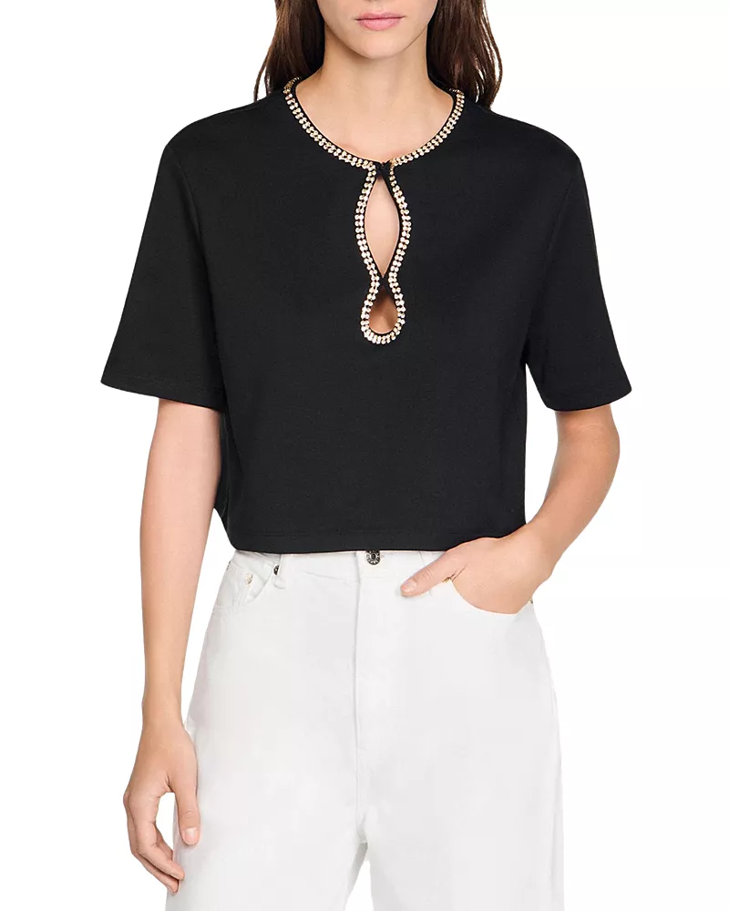 Sandro Cropped Tee