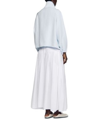 Stand Collar Oversized Jacket