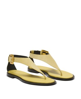  Women's Anthem Flat Toe-Post Sandals in Suede