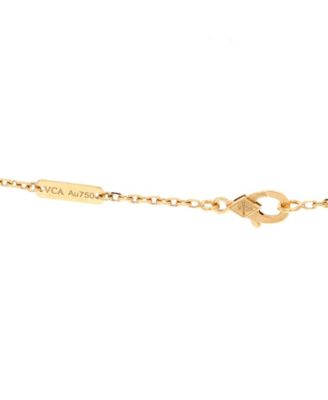  Large Frivole Pendant Necklace 18K Gold with Diamonds, 14.5 - 16.25"