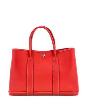 30 Garden Party Tote Leather