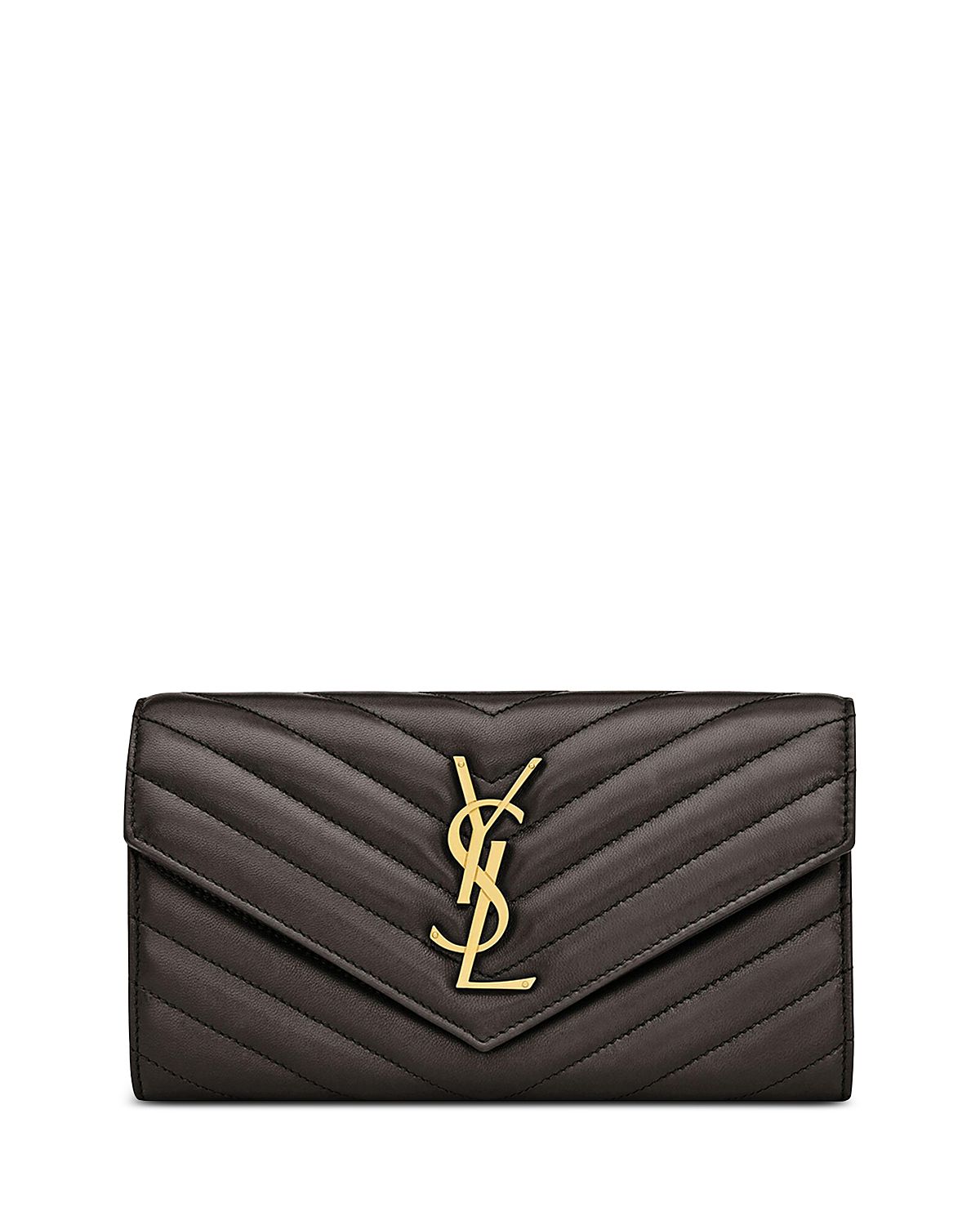 Saint Laurent Cassandre Matelasse Large Flap Wallet