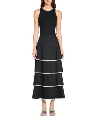 Long Rhinestone Skirt