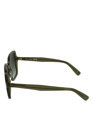 Le Pliage Rectangular Sunglasses, 57mm