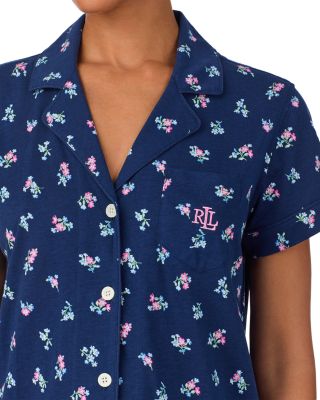 Short Sleeve Knit Pant Pajama Set